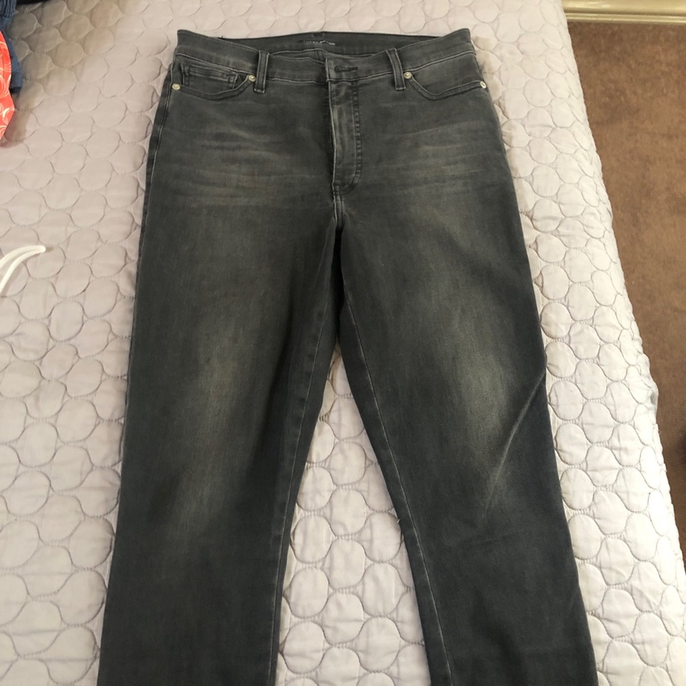 Lucky Brand Gray Stretch Skinny Jeans -“Uni-Fit” Highrise - size  (30-32)